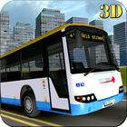 Bus de conduite 3D icône