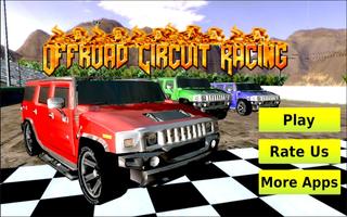 Offroad Racing Circuit 3D Affiche