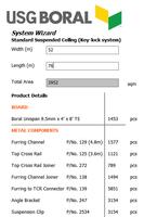 USG Boral System Wizard capture d'écran 1