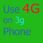 آیکون‌ Use 4g on 3g phone guide