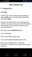 Unix Tutorials / Commands capture d'écran 3
