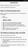 XML Tutorial capture d'écran 1