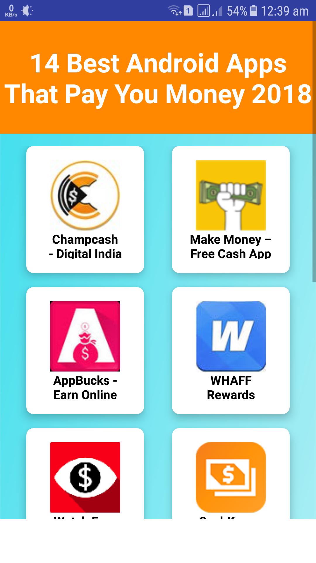 Best Earning App Real Cash