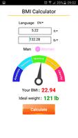 Advanced BMI Calculator ảnh chụp màn hình 1