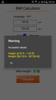Advanced BMI Calculator screenshot 2