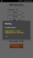 Advanced BMI Calculator syot layar 2