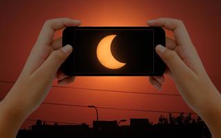 Smartphone Eclipse Filter - Tips for solar eclipse Affiche