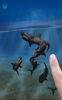Shark Fingers 3D Aquarium FREE Affiche