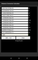 Distance Conversion Calculator capture d'écran 1