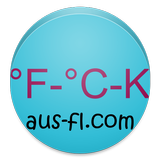 Fahrenheit Celsius Kelvin Temperature Converter simgesi