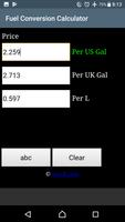 Fuel Conversion Calculator ảnh chụp màn hình 2