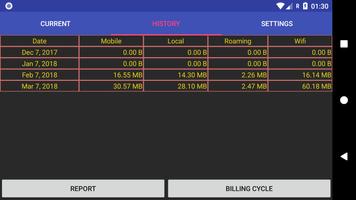 Data usage تصوير الشاشة 3