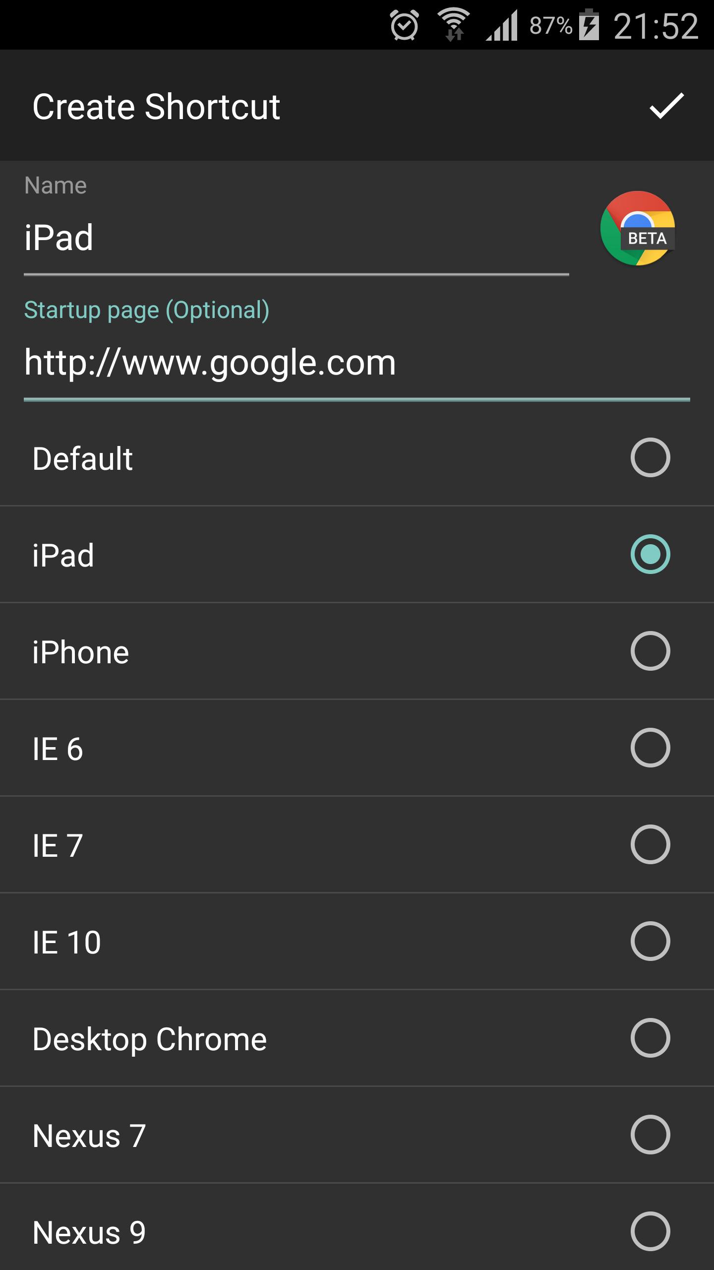 User Agent Switcher Android के लिए APK डाउनलोड करें