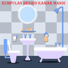 Icona kumpulan desain kamar mandi