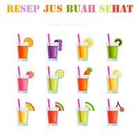 resep jus buah sehat 포스터