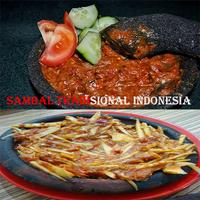 Poster resep sambal tradisonal