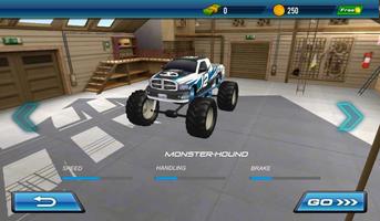Monster Truck X 3D Affiche