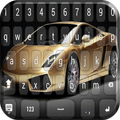 Top speed sports car keyboard
