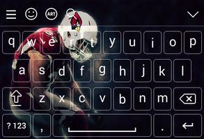 Arizona Cardinal Keyboard Theme 截圖 3