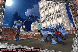 Multi Police Rhino Robotic Car vs Evil Robots poster