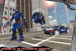 Multi Police Rhino Robotic Car vs Evil Robots screenshot 1