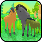 Horse Family Simulator 3D icône