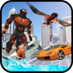 Tetra Shark Robot Transform Eagle Car