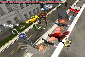 Tetra Shark Robot Transform Eagle Car screenshot 1