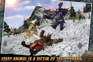 Ultimate Wild Wolf Vs Ugly Monsters screenshot 1