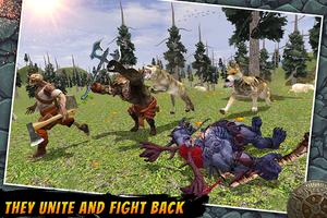 Ultimate Wild Wolf Vs Ugly Monsters screenshot 3