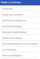 Weight Loss Recipes โปสเตอร์