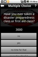 برنامه‌نما Preparedness Quiz عکس از صفحه