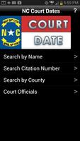 NC Court Date Finder poster