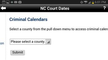 NC Court Date Finder screenshot 2