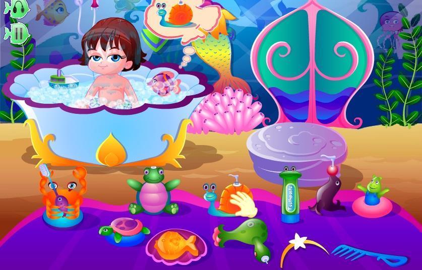 Игры про малышку. Игра Русалочки. Mermaid Lola Baby Care. Игры с русалочкой в детском саду для детей. Игры для девочек Baby caring.