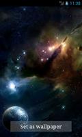 برنامه‌نما Space Live Wallpaper عکس از صفحه