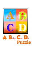 ABCD Puzzle For Kids Affiche