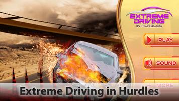 Extreme Driving in Hurdles Car-poster