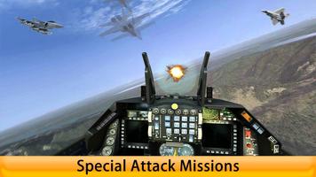 Battle of Gunship - Army Jet Fighter Strike Game capture d'écran 1