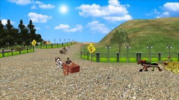 Horse Cart Racing Simulator 3D syot layar 2