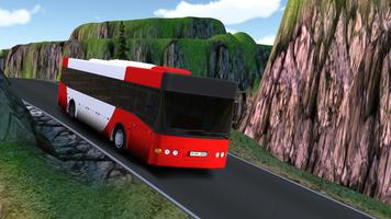 Tourist Bus off Road Driving: Uphill Coach Drive Affiche