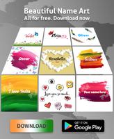 Name Art Focus Filter โปสเตอร์