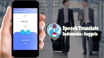 Voice Translate Mobile English To Indonesia Affiche