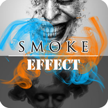 Smoke effect Photo text