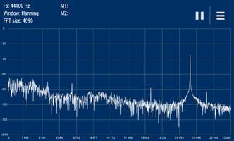 برنامه‌نما Advanced Spectrum Analyzer عکس از صفحه