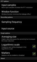 2 Schermata Advanced Spectrum Analyzer