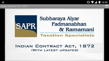 Indian Contract Act plakat