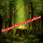 Increase battery on phone ícone