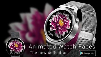 Animated watch faces الملصق
