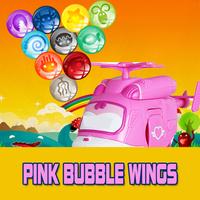 Pink Bubble Wings plakat